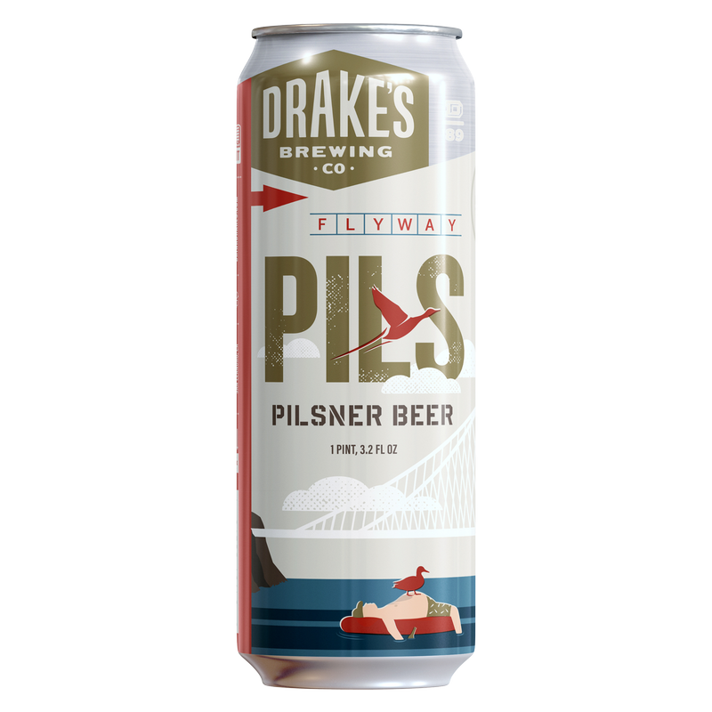 Drake's Brewing Flyway Pilsner Single 19.2oz Can