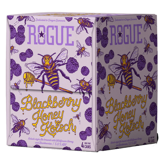 Rogue Blackberry Honey Kolsch 4pk 16oz Can 5% ABV
