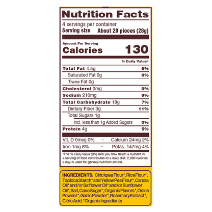 Hippeas Vegan White Cheddar Chickpea Puffs 4oz