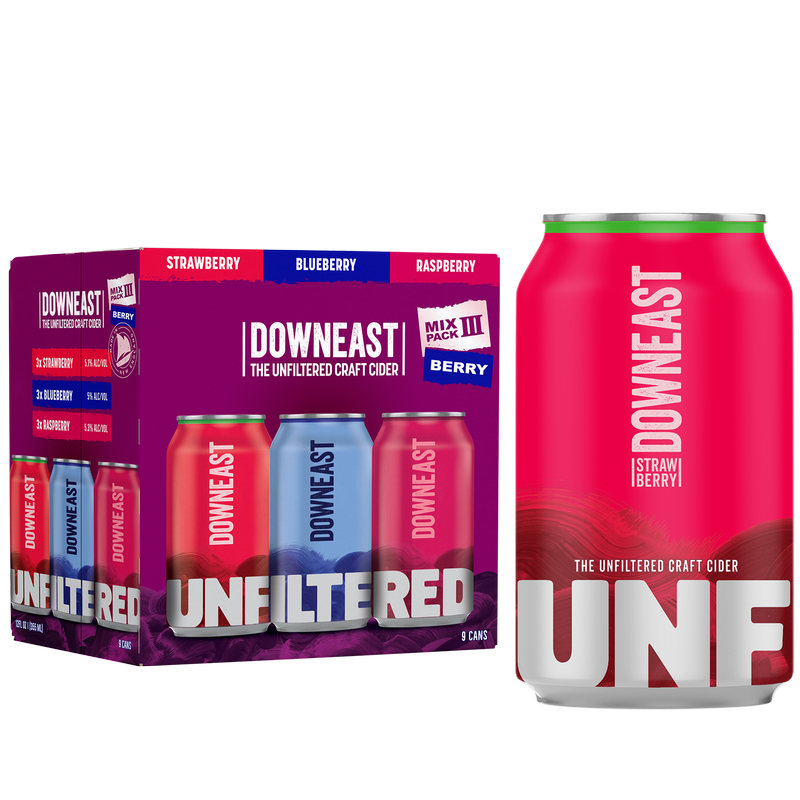 Downeast Berry Mix 9pk 12oz Can 5.0% ABV