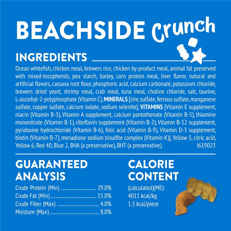 Friskies Party Mix Beachside Crunch Cat Treats, 2.1oz.