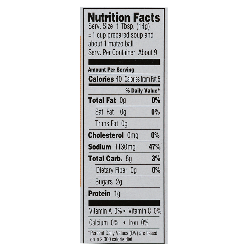 Manischewitz Matzo Ball Soup Mix 4.5oz