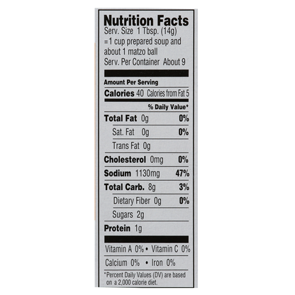 Manischewitz Matzo Ball Soup Mix 4.5oz