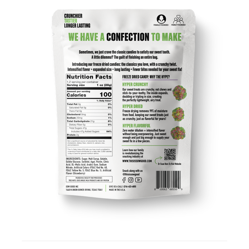 SOW Good Freeze Dried Sweeter Geeks 1.2oz