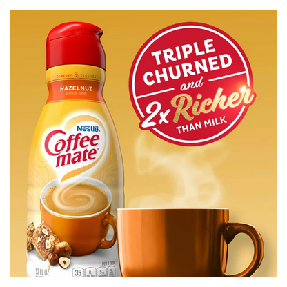 Coffee Mate Hazelnut Creamer 32oz Btl