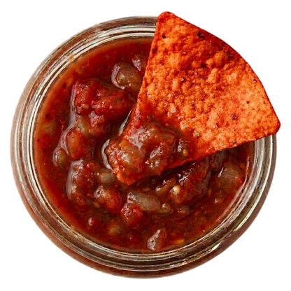 Basically Blazin' Queso Tortilla Chips & Basically Salsa