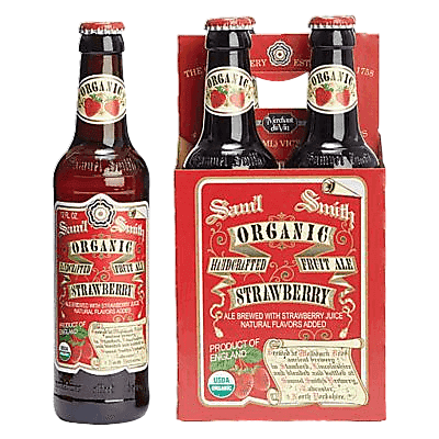 Samuel Smith Organic Strawberry Fruit Ale 4pk 11.2oz Btl