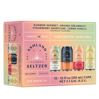 Ashland Hard Seltzer Ice Cream Variety 12pk 12oz Can 5.0% ABV