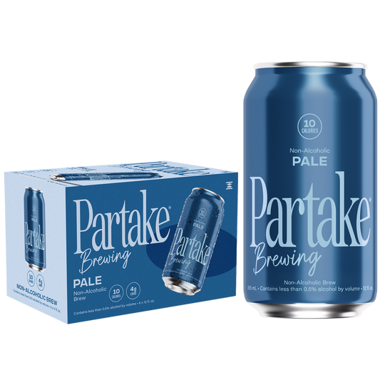 Partake Brewing Pale Ale Non-Alcoholic 6pk 12oz Can 0.5% ABV
