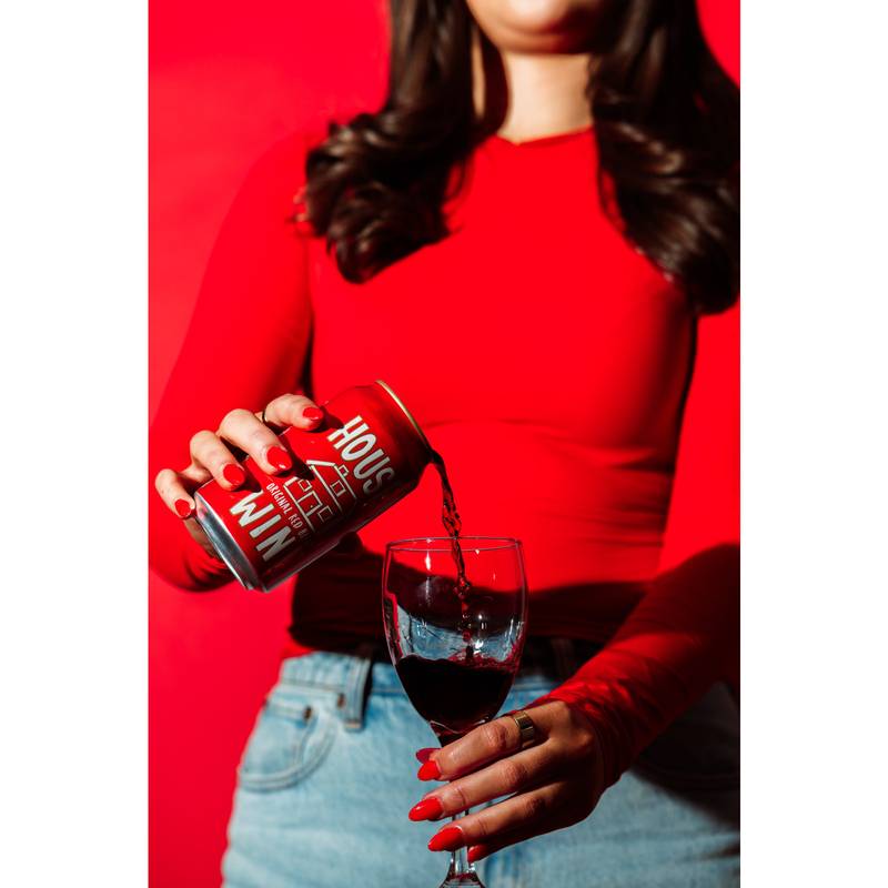 House Wine Red Blend Can 375 ml