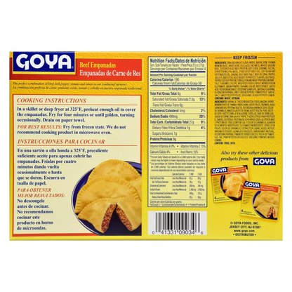 Goya Frozen Cheese Empanadas 4ct 10oz