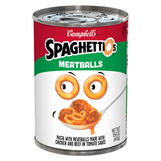 SpaghettiOs® Canned Pasta with Meatballs, 15.6 oz Can