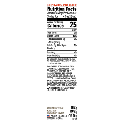 5 Pepper Bloody Mary Mixer 33.8 oz