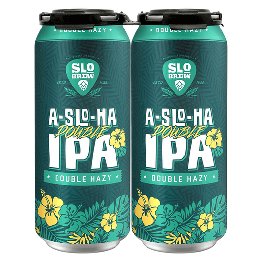 Slo A-Slo-Ha DBL Hazy IPA 4pk 16oz Can 8% ABV