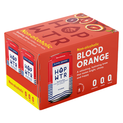 HOP WTR Blood Orange 6pk 12oz Can