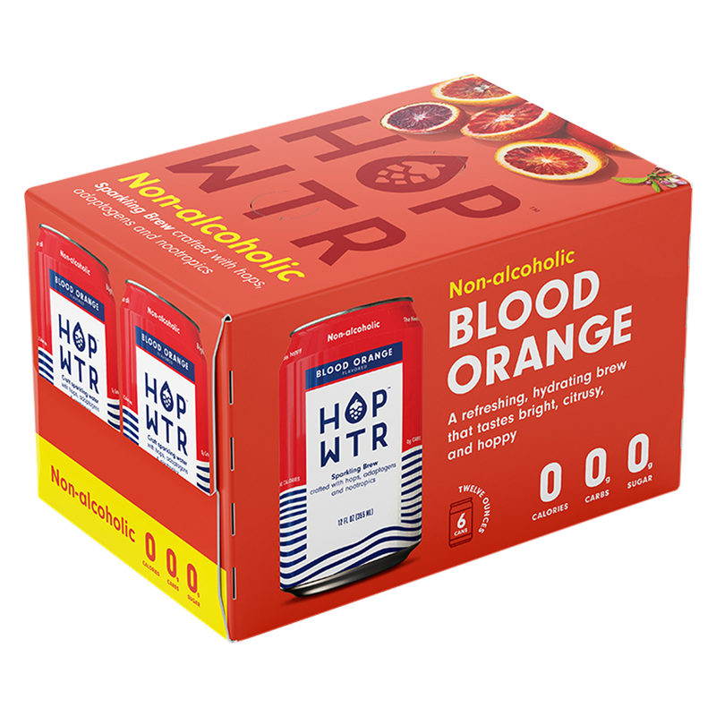 HOP WTR Blood Orange 12pk 12oz Can