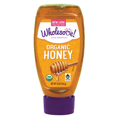 Wholesome Organic Honey Squeeze Bottle 16oz