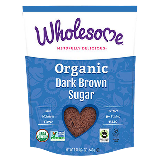 Wholesome Organic Dark Brown Sugar 24oz