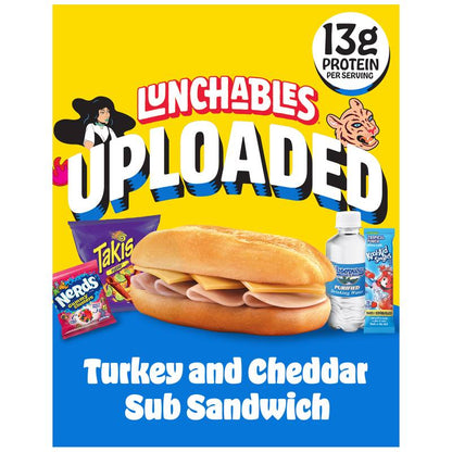 Lunchables Uploaded Turkey and Cheddar Sub Sandwich - 15oz