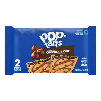 Pop-Tarts Frosted Chocolate Chip Breakfast Toaster Pastries 2ct