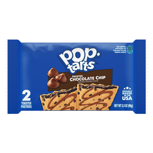 Pop-Tarts Frosted Chocolate Chip Breakfast Toaster Pastries 2ct