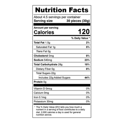 Kanpai Foodz Freeze Dried Candy Spicy Fruity, 5oz