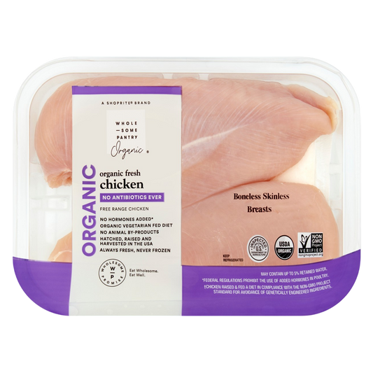 Organic Chicken Breast - Avg 1.3lb