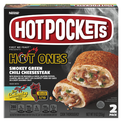 Hot Pockets Hot Ones Green Chile Cheesesteak 2ct 9oz