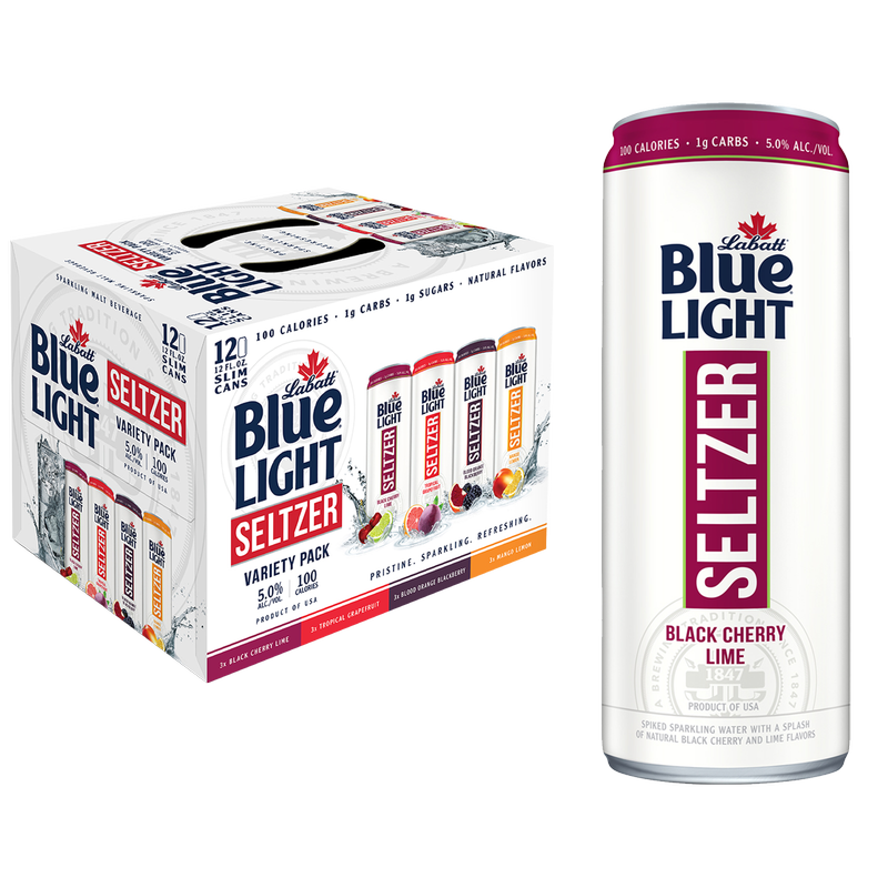 Labatt Blue Light Seltzer Variety 12pk 12oz Can