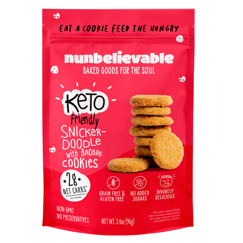 Nunbelievable Keto Snickerdoodle with Baobab Cookies 3.4oz