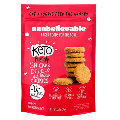 Nunbelievable Keto Snickerdoodle with Baobab Cookies 3.4oz