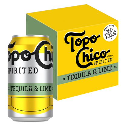 Topo Chico Spirited Tequila & Lime 4pk 12oz cans 5.9% ABV