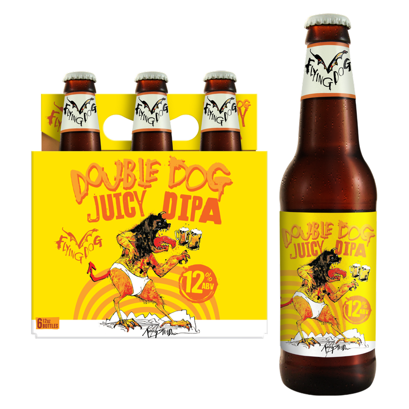 Flying Dog Double Dog Juicy IPA 6pk 12oz Bottle 12% ABV