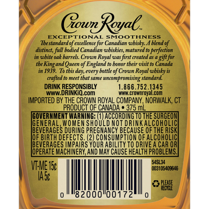 Crown Royal Canadian Whisky 375ml