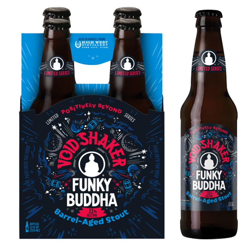 Funky Buddha Void Shaker Barrel-Aged Imperial Stout 4pk 12oz Btl 11.0% ABV