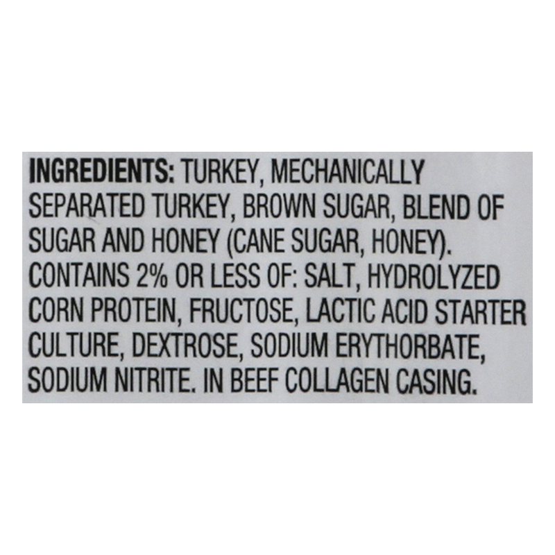 Essential Everyday Honey Brown Sugar Turkey Sausage Snack Sticks 14oz