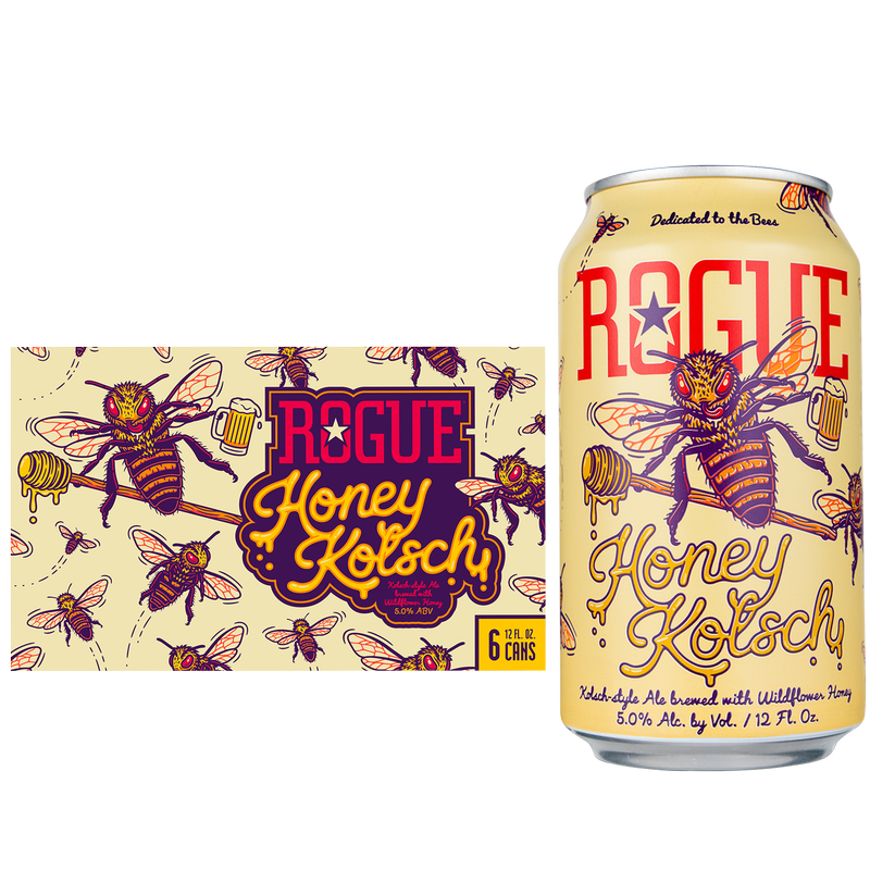 Rogue Honey Kolsch 6pk 12oz Can 5.2% ABV