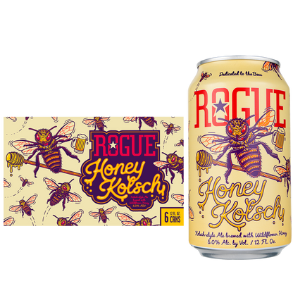 Rogue Honey Kolsch 6pk 12oz Can 5.2% ABV