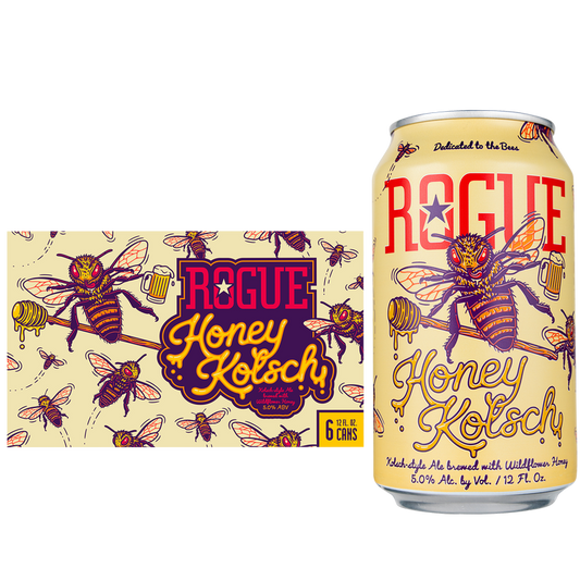 Rogue Honey Kolsch 6pk 12oz Can 5.2% ABV