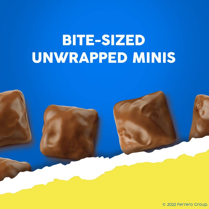 Butterfinger Unwrapped Minis, Chocolatey, Peanut-Buttery, Resealable Bag, 8 oz