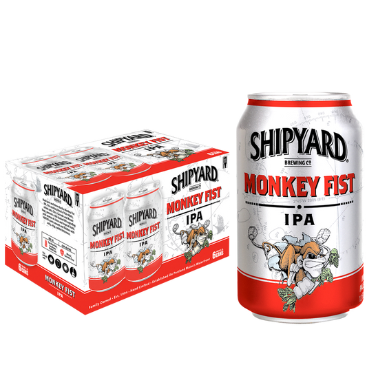 Shipyard Brewing Monkey Fist IPA 6pk 12oz Can