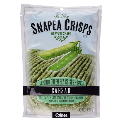 Harvest Snaps Caesar Green Pea Crisps 3.3oz