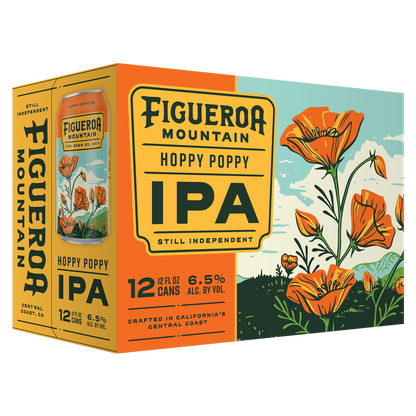 Figueroa Mountain Brewing Co. Hoppy Poppy IPA 12pk 12oz Cans