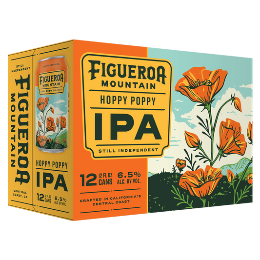 Figueroa Mountain Brewing Co. Hoppy Poppy IPA 12pk 12oz Cans
