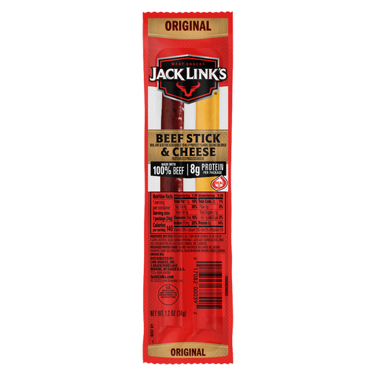 Jack Link's Original Beef Dried Meat & Cheese 1.2oz
