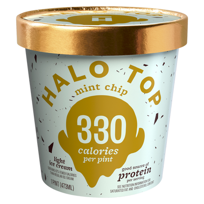 Halo Top Mint Chip Ice Cream 16oz
