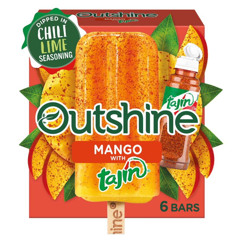 Outshine Mango Tajin Frozen Fruit Bars, 6ct