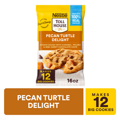 Nestle Toll House Pecan Turtle Cookie Dough - 12ct/16oz
