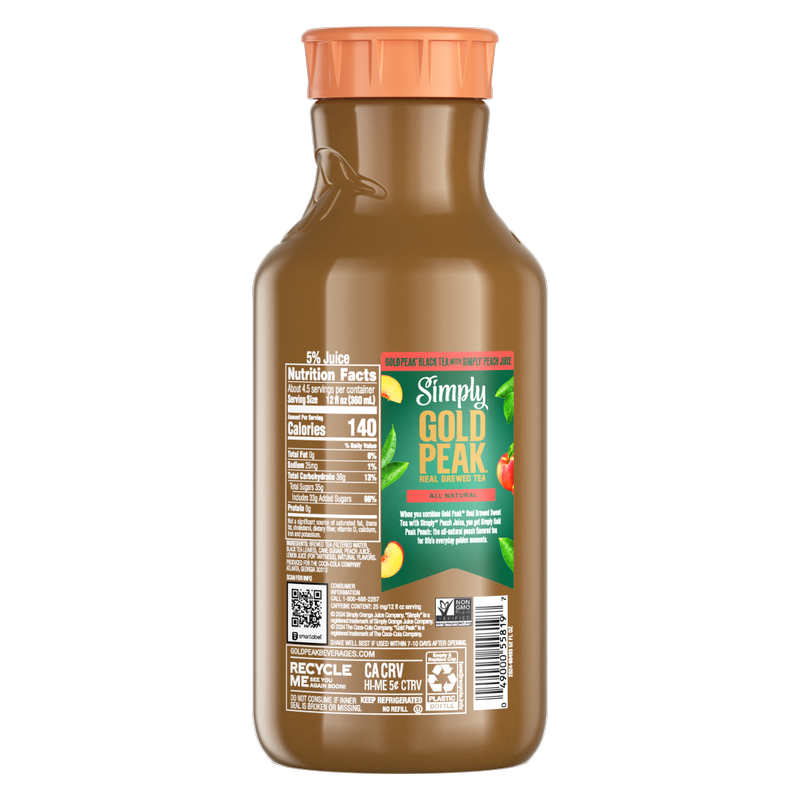 Simply Gold Peak + Peach 52oz Btl