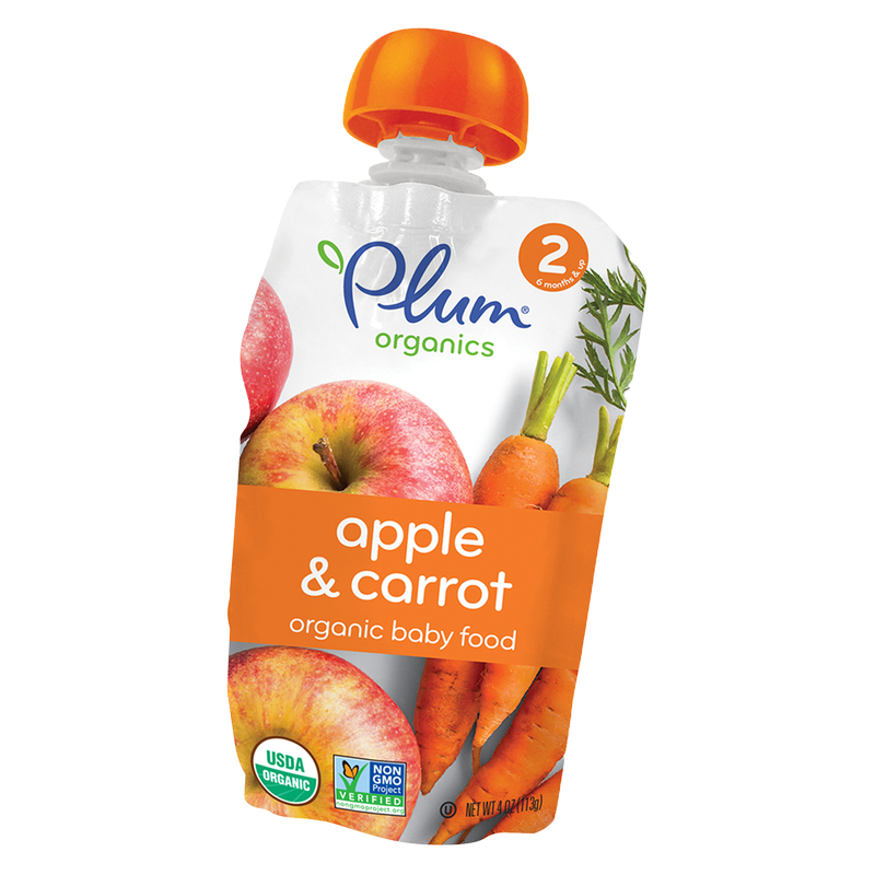 Plum Organics Stage 2 Apple and Carrot